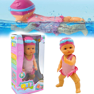عروسک نوزاد شناگر 33 سانتی متری Swimming Doll -اسباب بازی